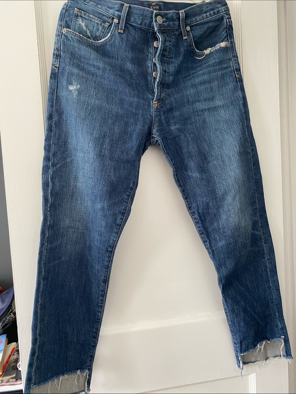 Citizens Of Humanity Blue Straight Leg Jeans